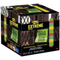 Tour de 12 blocs de Notes Post-it® Extreme - coloris assortis