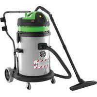 Aspirateur poussière 2400W pour poussières dangereuses CUVE inox 62L