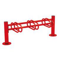 Support vélos Province simple face 3 places pommeau inox - Procity
