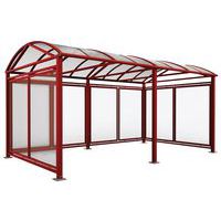 Abri vélos Voûte L initial/complém. bardages polycarbonate Procity