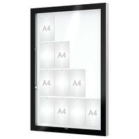 Vitrine Edge murale épaisseur 80 mm - Procity