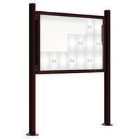 Vitrine 2000 poteau Quatro complémentaire platines - Procity