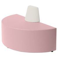 Canapé Ellipto demi cercle simili cuir bicolore enfant - SPOUF(2)