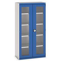 Armoire à portes transparentes Cubio 1050x525x2000mm - Bott