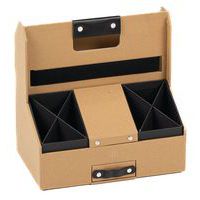 Organisateur de bureau mobile Savana kraft - Oxford