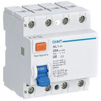 Interrupteur différentiel 4P 25A 30mA classe AC 10kA - accessoriable