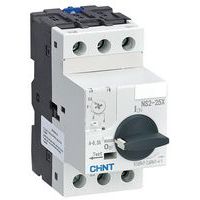 Disjoncteur moteur, commande rotative, 3P 25A Reg. 4/6,3A_Chint