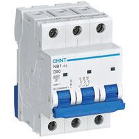 Disjoncteur 3P Courbe D, 50A, 6kA_Chint