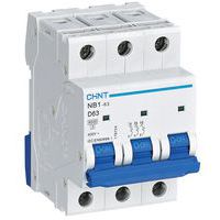 Disjoncteur 3P Courbe D, 63A, 6kA_Chint