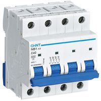 Disjoncteur 4P Courbe C, 40A, 6kA_Chint