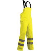 Cotte de pluie haute visibilité niveau 3 fluorescent