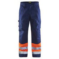 Pantalon haute visibilité marine/orange fluorescent