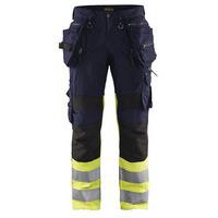 Pantalon x1900 artisan stretch haute visibilité marine/jaune
