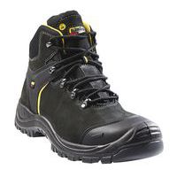 Chaussures de sécurité montantes coupe large S3 noir/gris foncé