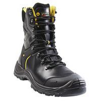 Bottes de sécurité hiver coupe large S3 noir/gris foncé