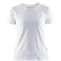 T-Shirt femme blanc, coupe ajustée
