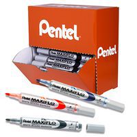 Pack 36 marqueurs maxiflo pointe ogive - Pentel