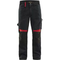 Pantalon de travail 1556 noir/rouge - Blaklader