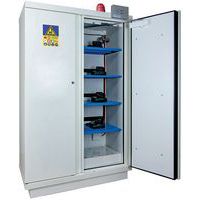 Armoire de sécurité pour le stockage de batteries lithium - Avec extincteur - Trionyx