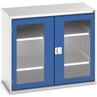 Armoire Verso Portes Transparentes Avec 2 Tablettes 1050x550x900_Bott