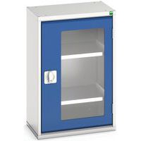 Armoire Verso Portes Transparentes Avec 2 Tablettes 525x350x800 - BOTT