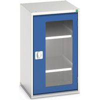Armoire Verso Portes Transparentes Avec 2 Tablettes 525x550x900 - BOTT