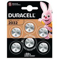 Pile bouton Lithium 2032 - Pack de 6 - Duracell
