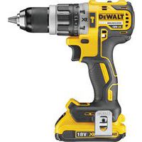 Perceuse visseuse percussion Compact XR 18V 2Ah Li-Ion Brushless - DEWALT