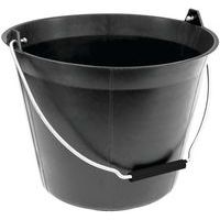 Seau plastique noir 11 L - Manutan