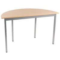 Table Polyvalente, Type de piétement: 4 pieds, Hauteur: 74 cm, Largeur: 120 cm, Profondeur hors tout: 60 cm