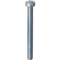 Vis à métaux à tête cylindrique fendue zinguée - Norail