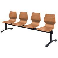 Banquette poutre FUSIO 4 places