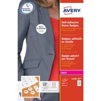 Badge adhésif textile Ø 51 mm - Avery