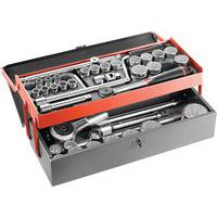 Coffret de douilles 1/2 et 3/4, 12 pans de 3/8 à 2