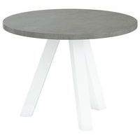 Table basse Evan Ø 60 cm pied métallique - MBA