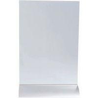 Porte-visuel vertical pied aluminium - Exacompta