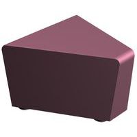 Pouf d'angle Maldiv enduit PVC Sokoa