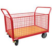 Chariot dossiers/ridelles grillagés Force 500 kg roues rectangle - FIMM