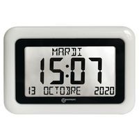 Horloge grand affichage blanc