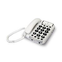 Téléphone larges touches et son amplifié