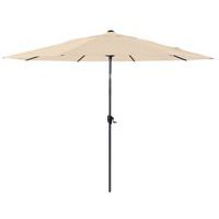 Parasol droit aluminium ø 3 m à manivelle