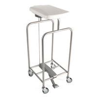 Chariot porte-sacs HYGICAR III avec couvercle et pédale-Sclessin Fonction Linge
