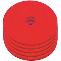 Lot de 5 disques rouges de spray/lustrage pour monobrosses Numatic NRT1530