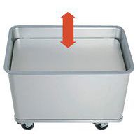Le chariot à fond mobile 336 litres
