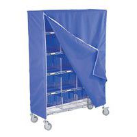 Housse pour chariot de distribution du linge individuel 8 casiers