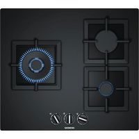 Table de cuisson gaz SIEMENS - EP6A6CB20 - L.59 cm-noir