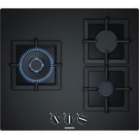 Table de cuisson gaz SIEMENS - EP6A6CB20 - L.59 cm-noir