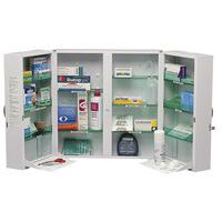 Grande armoire à pharmacie ROSSIGNOL 2 portes modèle avec kit de base.