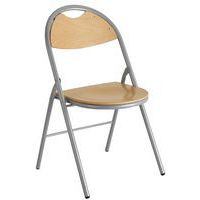 Lot 4 chaises pliantes Clap bois