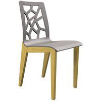 Chaise Iriss coque bois - 4 pieds hêtre naturel